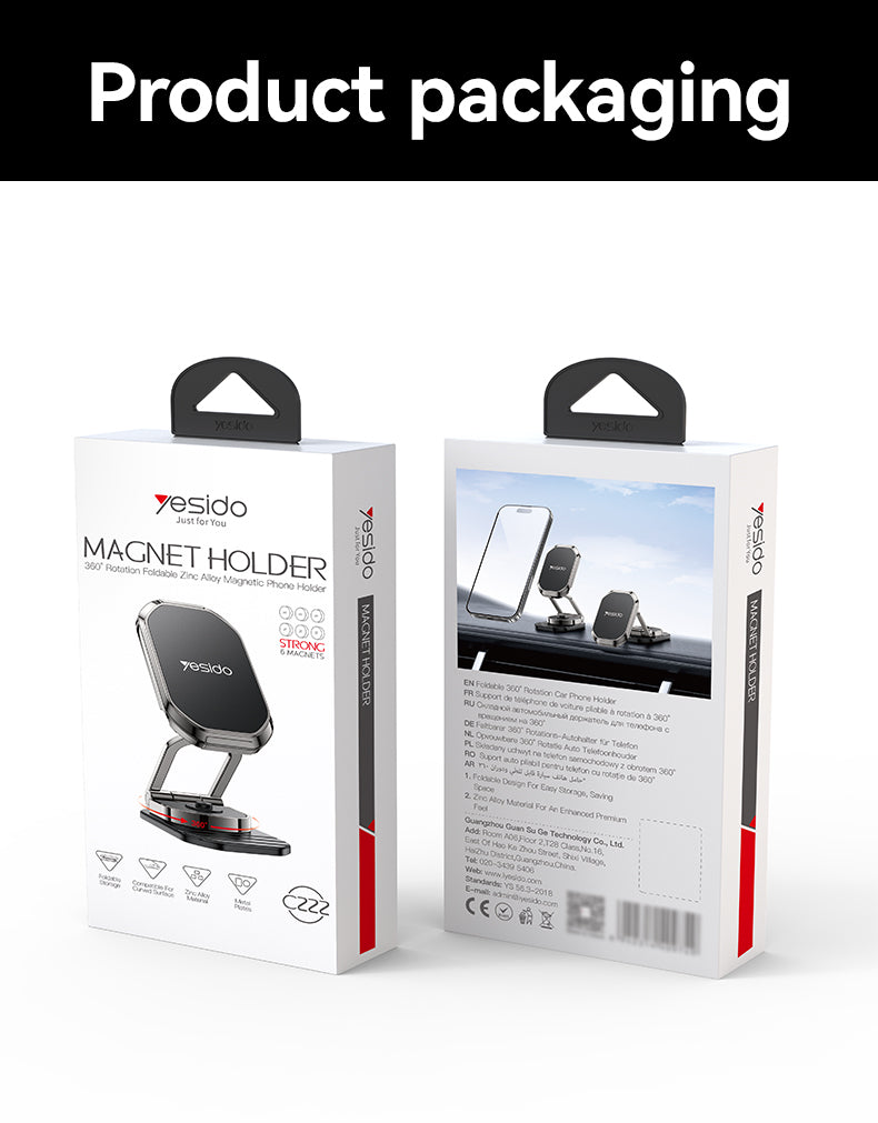 HOLDER YESIDO C222 BLACK