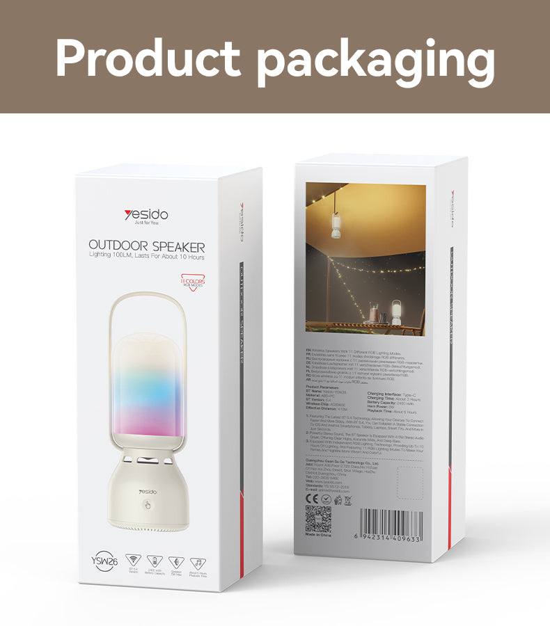 SPEAKER YESIDO YSW26 WHITE