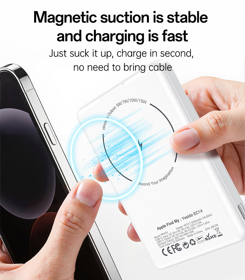 Power bank YESIDO YP73 BLACK