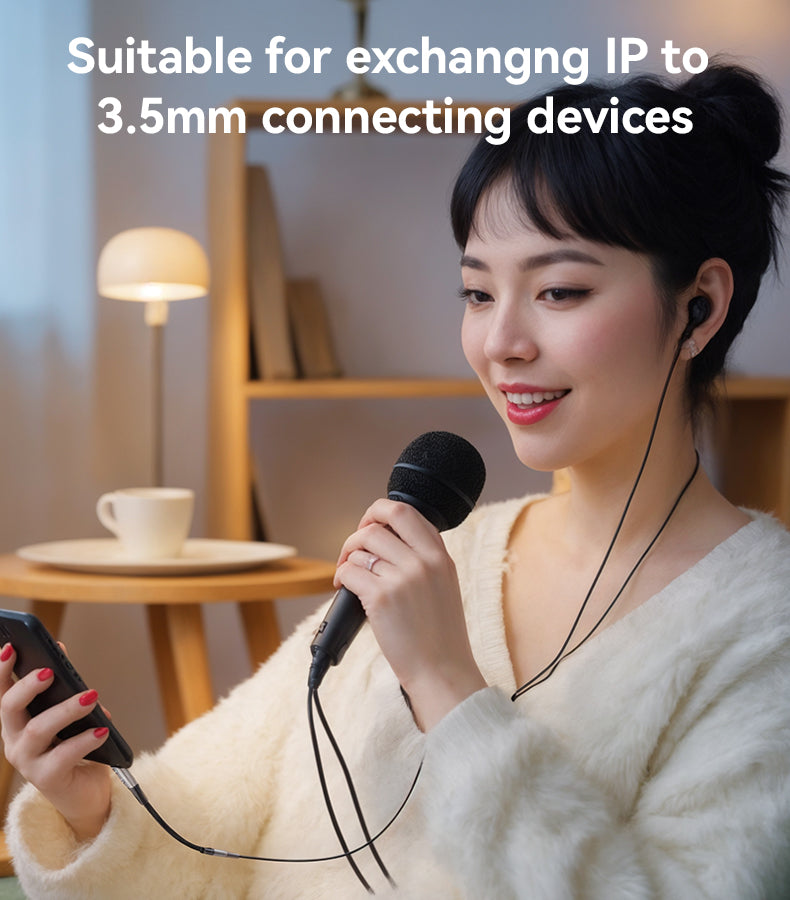 Aux cable YESIDO YAU45 BLACK