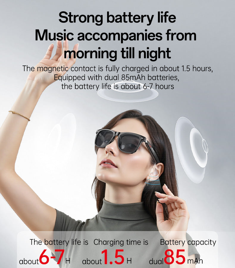 Smart Glasses YESIDO IO35 BLACK