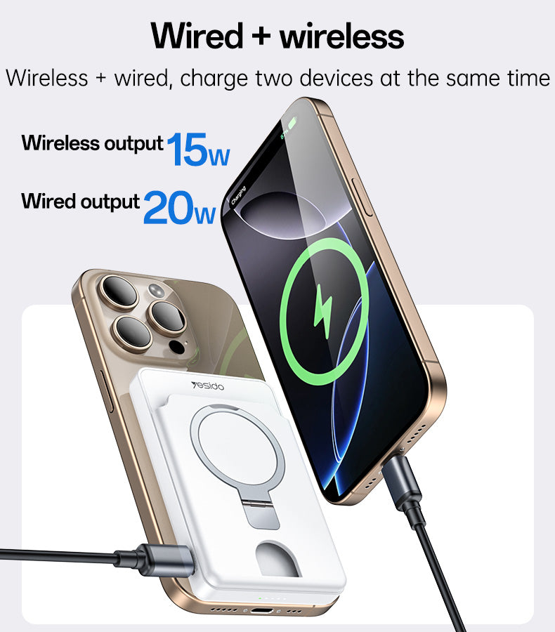 Power bank YESIDO YP73 BLACK