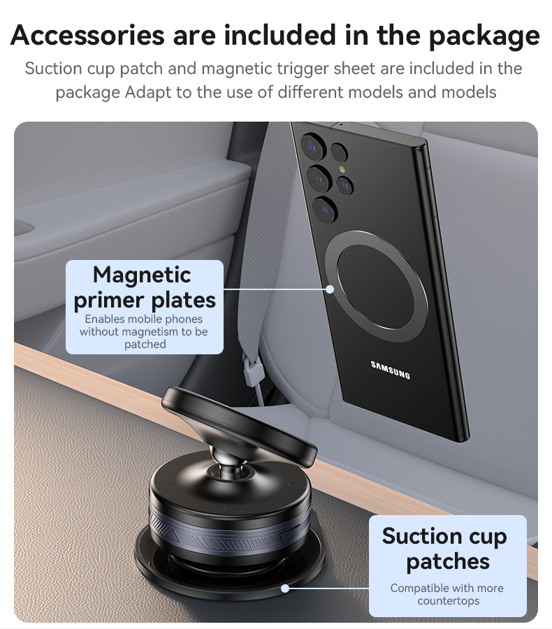 Magsafe holder with ball head electric vacuum cup&nbsp C224