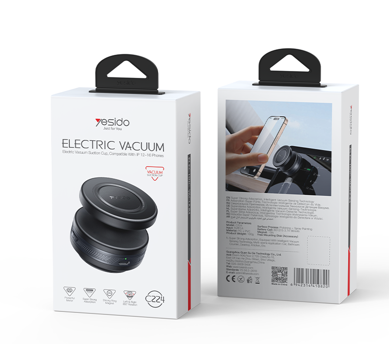 Magsafe holder with ball head electric vacuum cup&nbsp C224