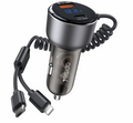 60W Fast Charging Car Charger(Built-in TC & Lightning Cable) Y58
