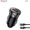 30W A+C 30W fast charging car charger (C-L cable) Y73