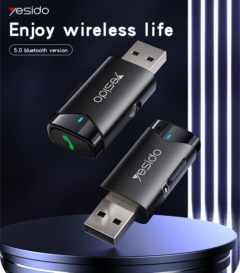 Aux cable YESIDO YAU40 BLACK