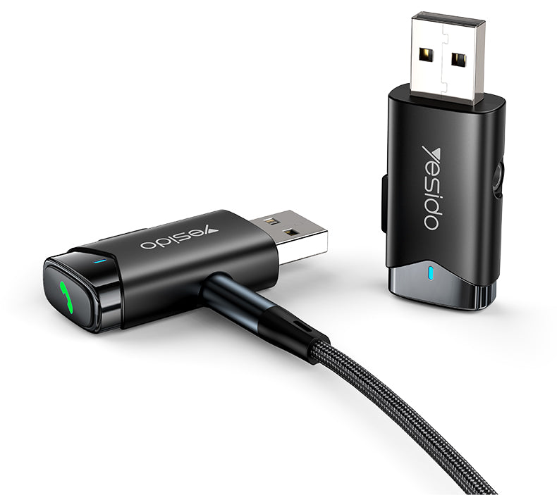 Aux cable YESIDO YAU40 BLACK