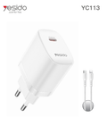 TC PD20W  Home charger EU (C TO L cable) YC113