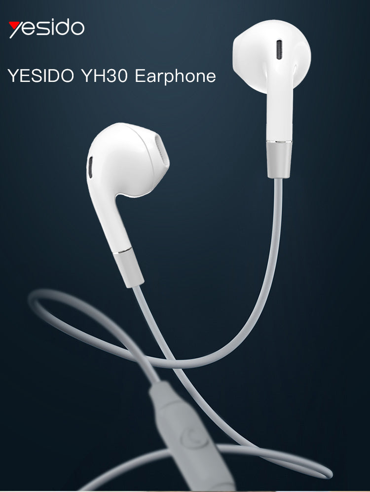 EARPHONE YESIDO YH30 White