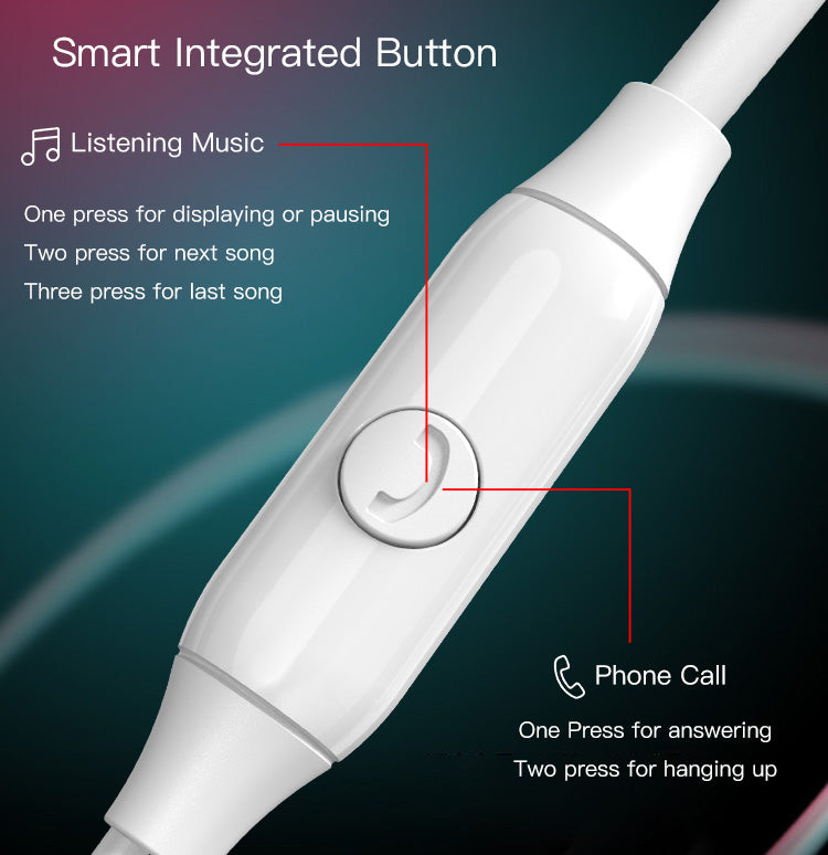 EARPHONE YESIDO YH30 White