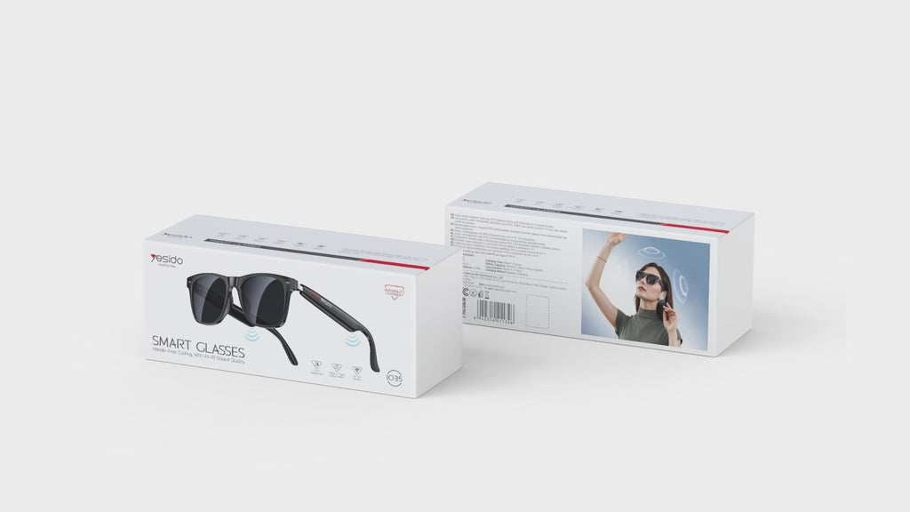 Smart Glasses YESIDO IO35 BLACK