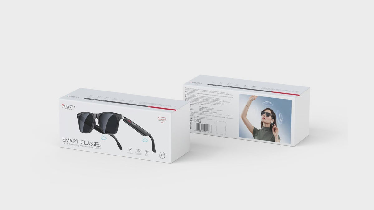 Smart Glasses YESIDO IO35 BLACK