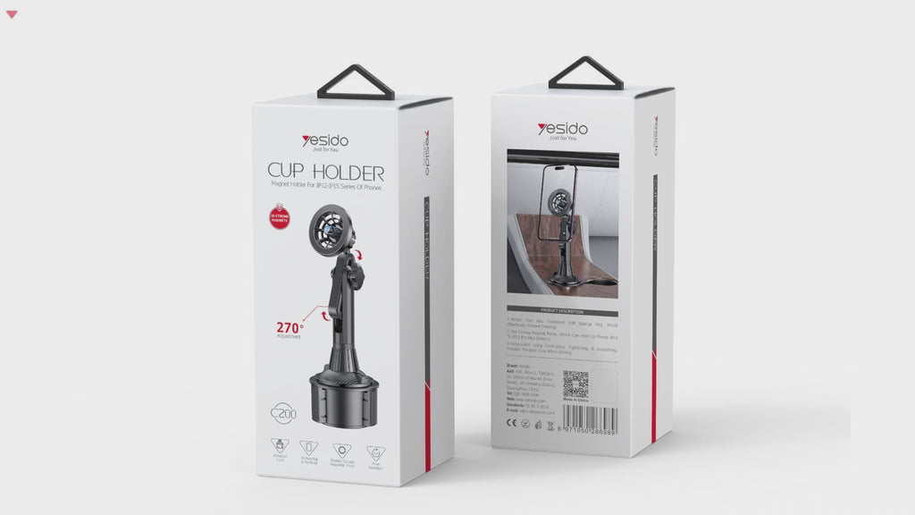 HOLDER YESIDO C200 BLACK