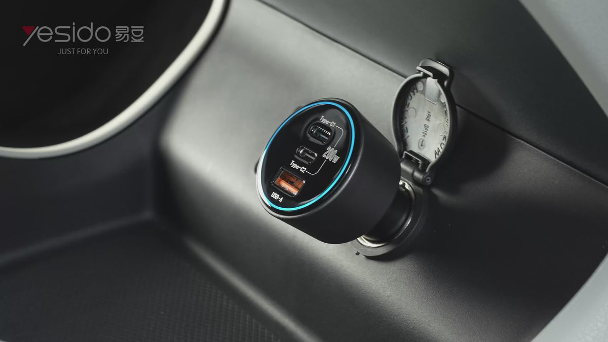 Car charger YESIDO Y59 BLACK