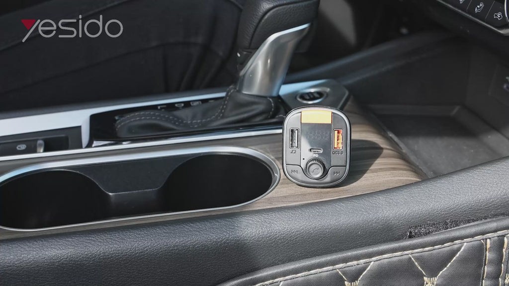 CAR CHARGER YESIDO Y45 Black
