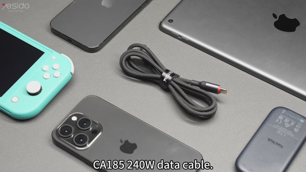 CABLE YESIDO CA185 BLACK
