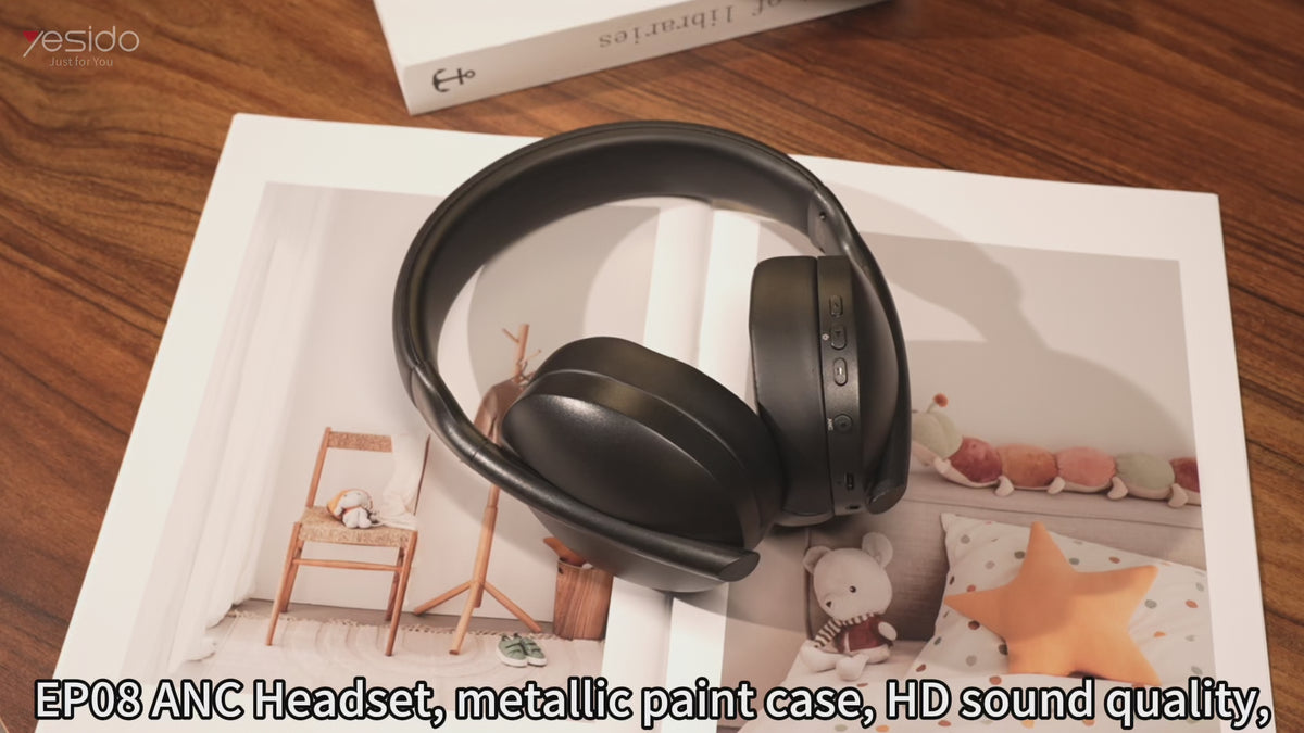 HEADSET YESIDO EP08 BLACK