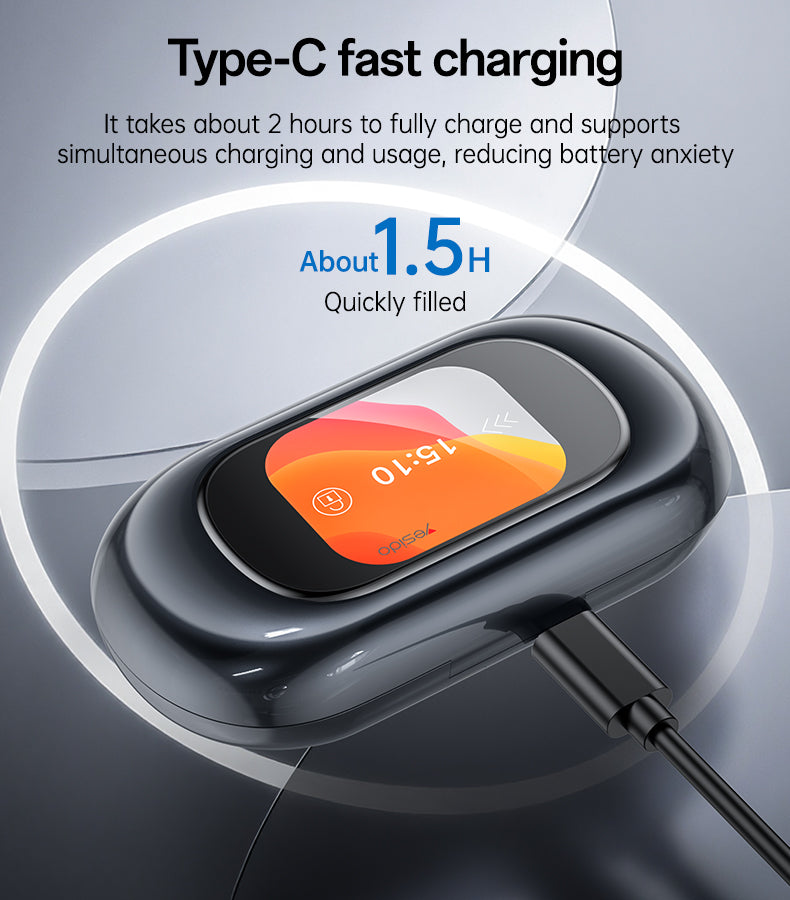 AIRPOD YESIDO YSP26 BLACK