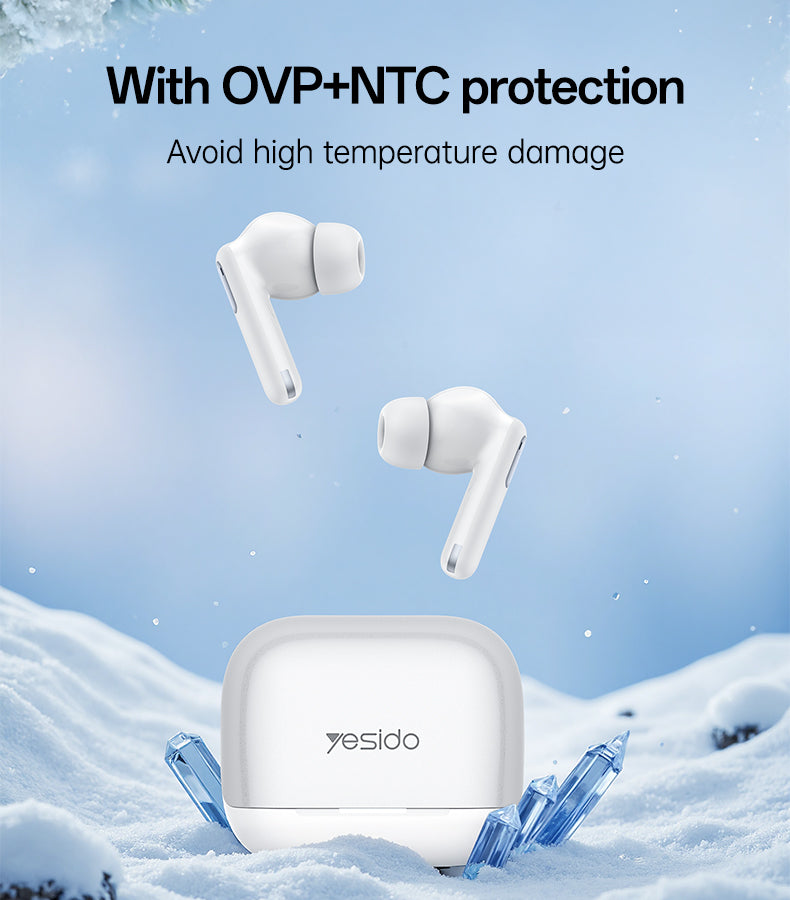 AIRPOD YESIDO TWS34 WHITE