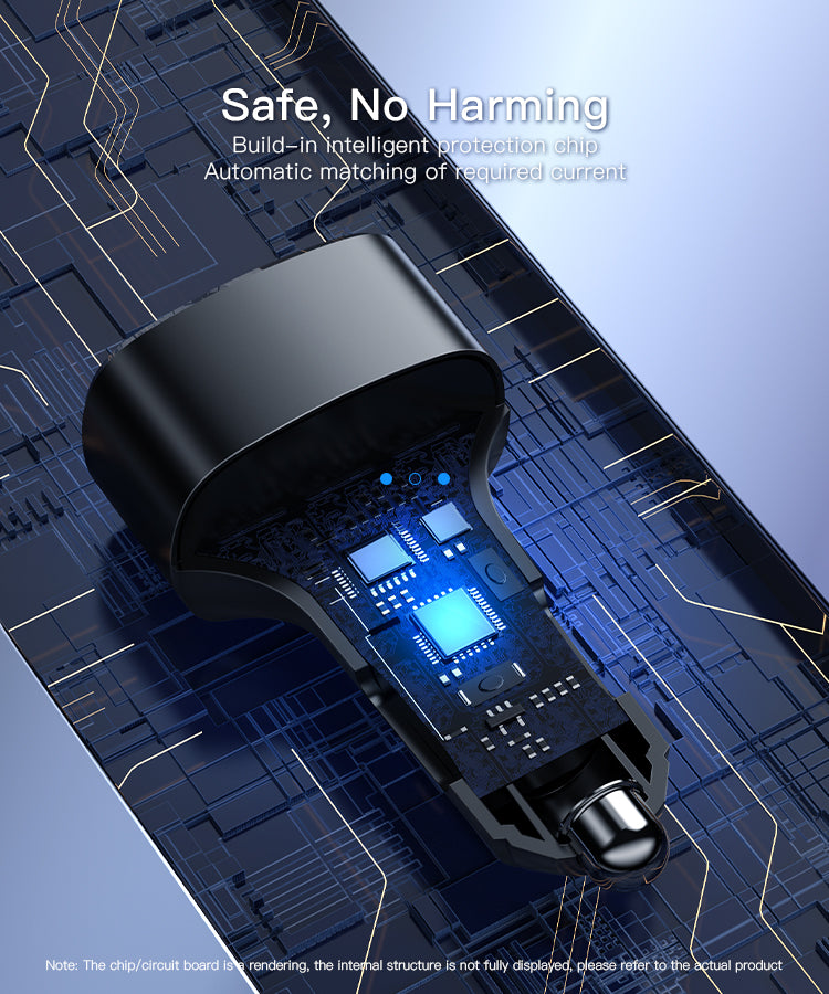 Car charger YESIDO Y47 BLACK