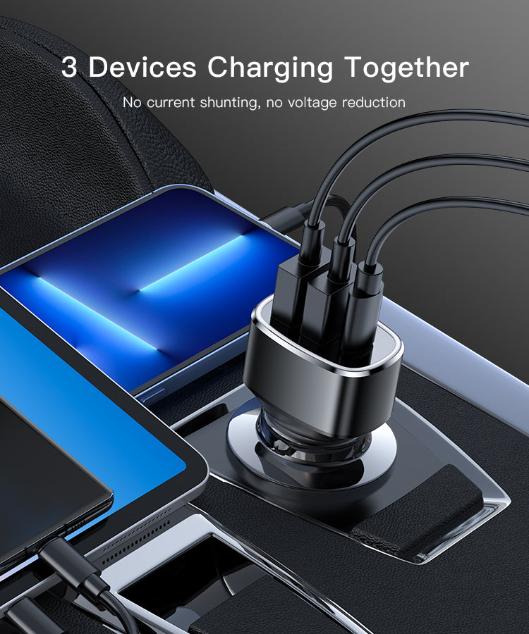 Car charger YESIDO Y47 BLACK