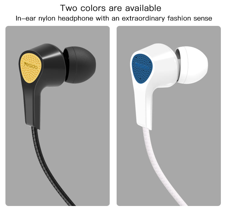 EARPHONE YESIDO YH25 Black